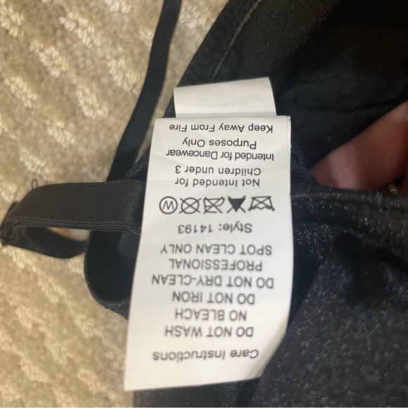 Weissman Black Sequin Unitard and Purple Sequin Dance Jacket size 10-12 - Picture 6 of 10